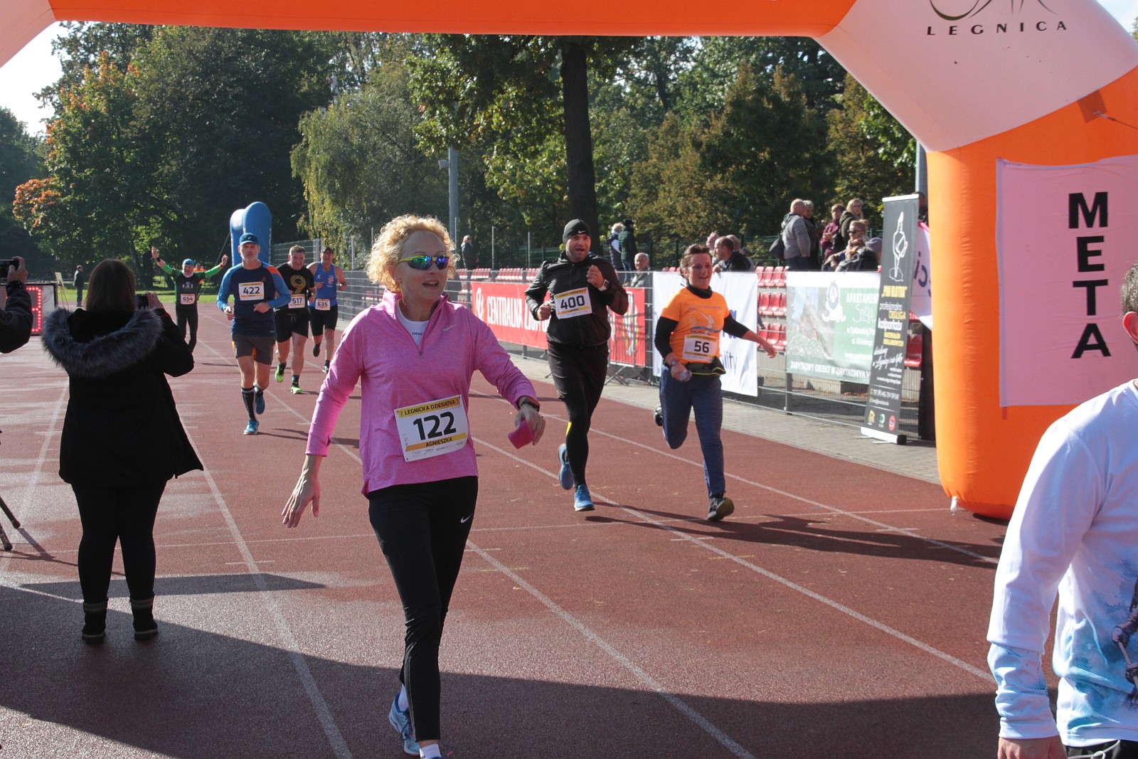 Meta  VIII Legnica Półmaratonu oraz Legnickiej Dziesiątki	