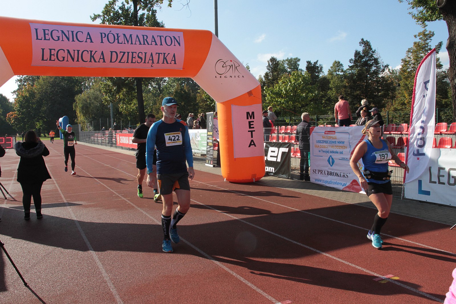 Meta  VIII Legnica Półmaratonu oraz Legnickiej Dziesiątki	