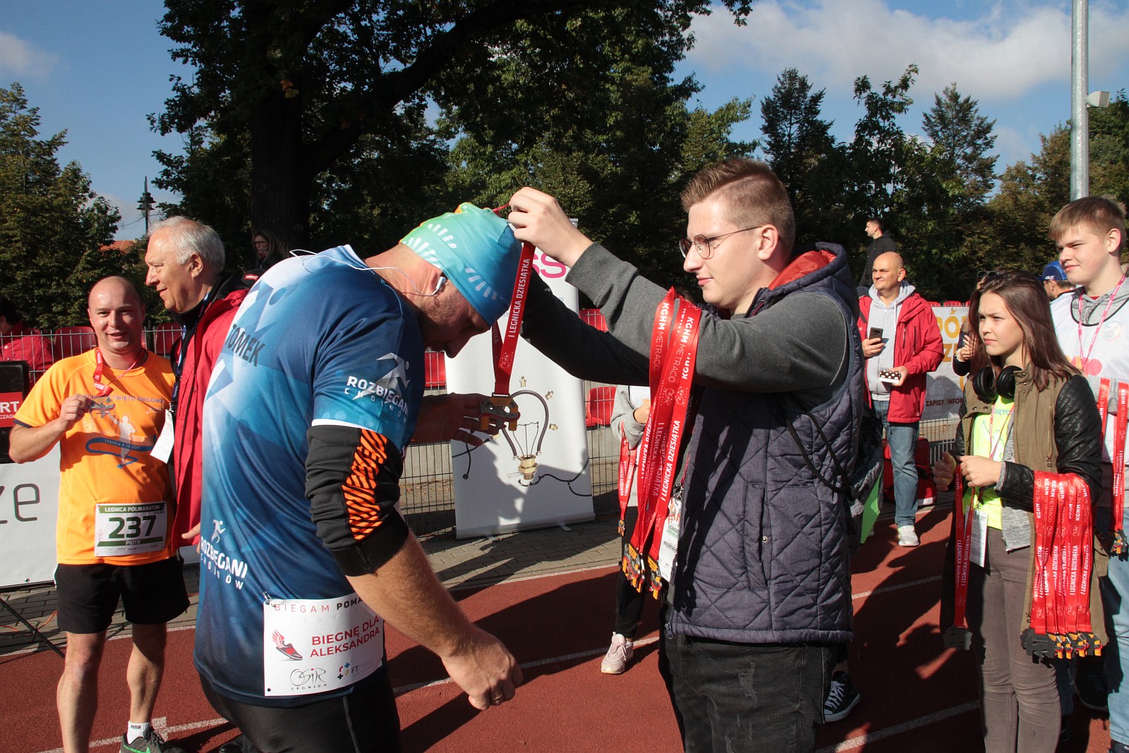 Meta  VIII Legnica Półmaratonu oraz Legnickiej Dziesiątki	