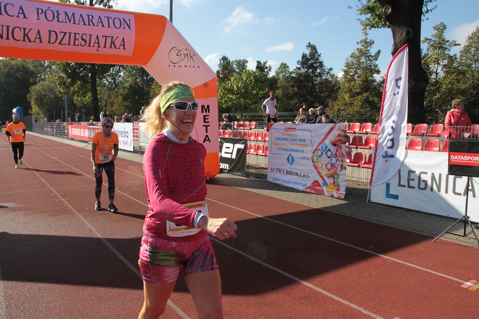 Meta  VIII Legnica Półmaratonu oraz Legnickiej Dziesiątki	