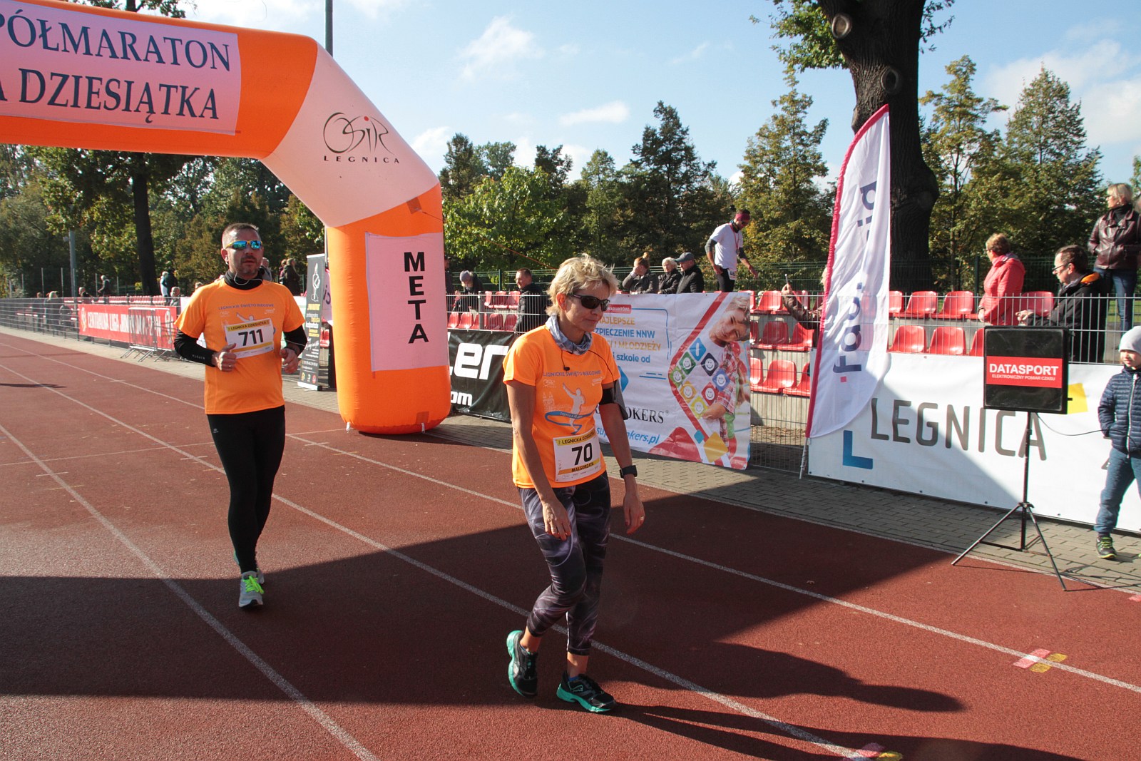 Meta  VIII Legnica Półmaratonu oraz Legnickiej Dziesiątki	