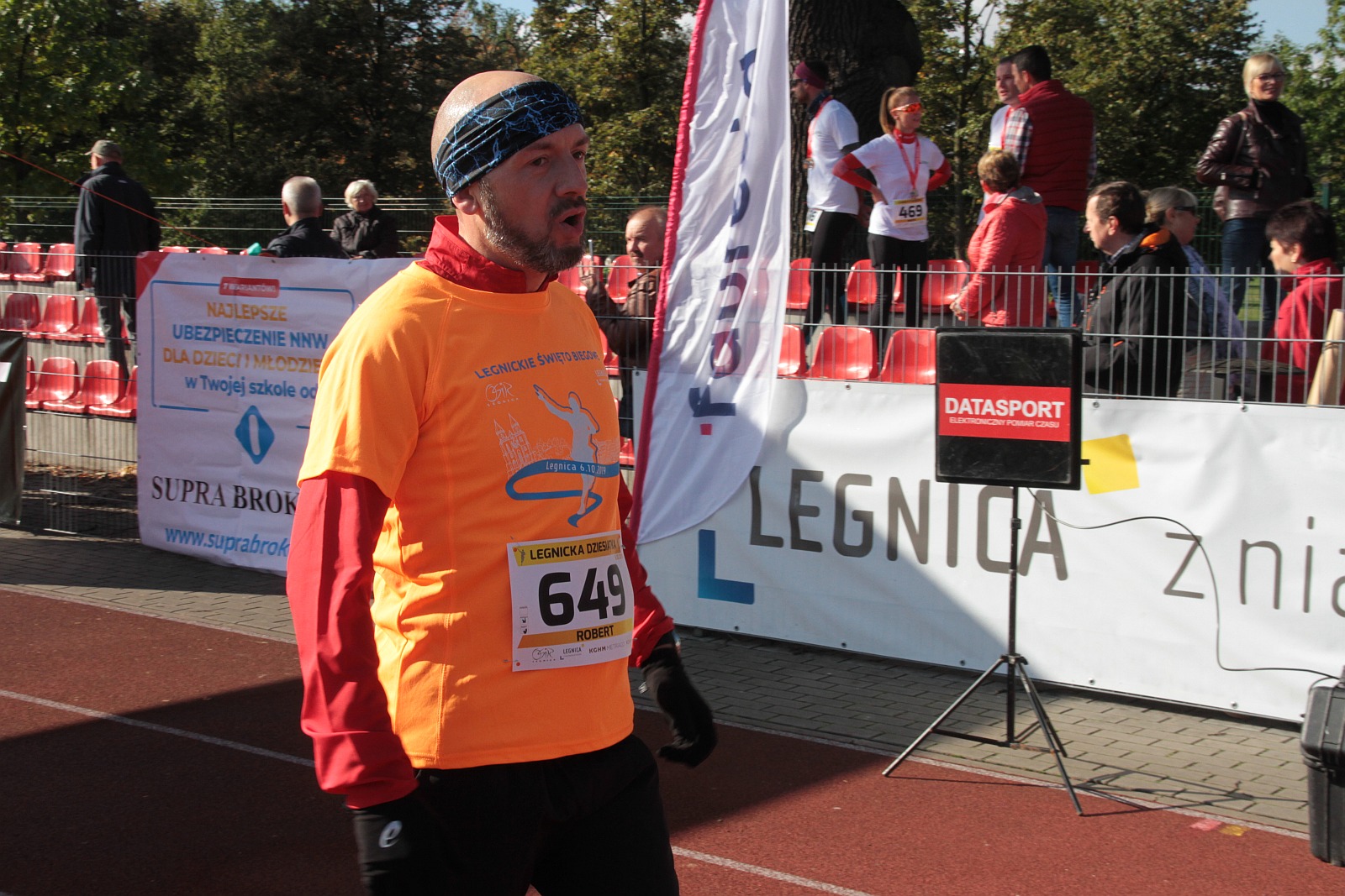 Meta  VIII Legnica Półmaratonu oraz Legnickiej Dziesiątki	