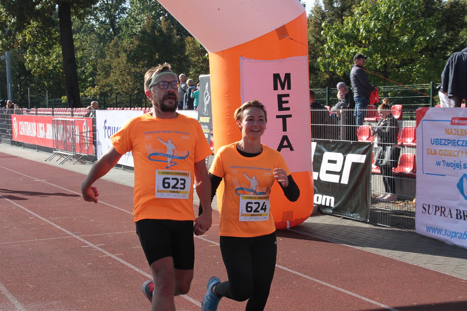 Meta  VIII Legnica Półmaratonu oraz Legnickiej Dziesiątki	