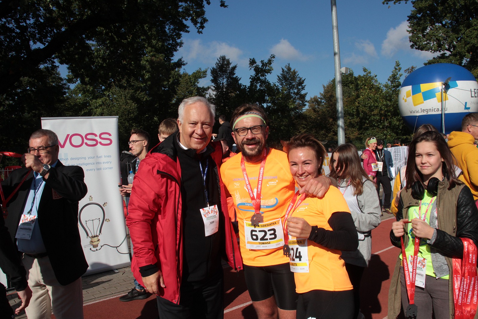 Meta  VIII Legnica Półmaratonu oraz Legnickiej Dziesiątki	