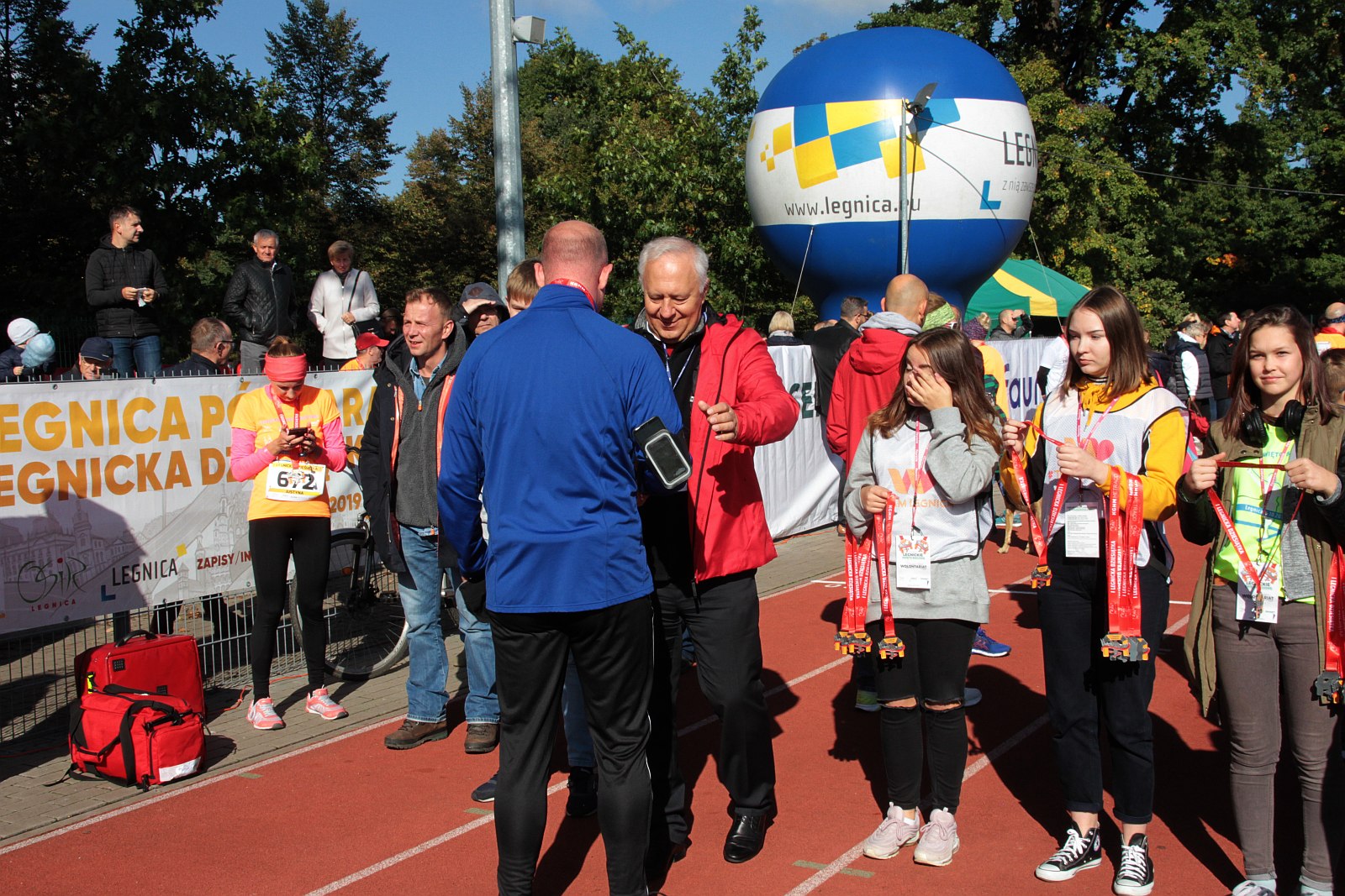 Meta  VIII Legnica Półmaratonu oraz Legnickiej Dziesiątki	