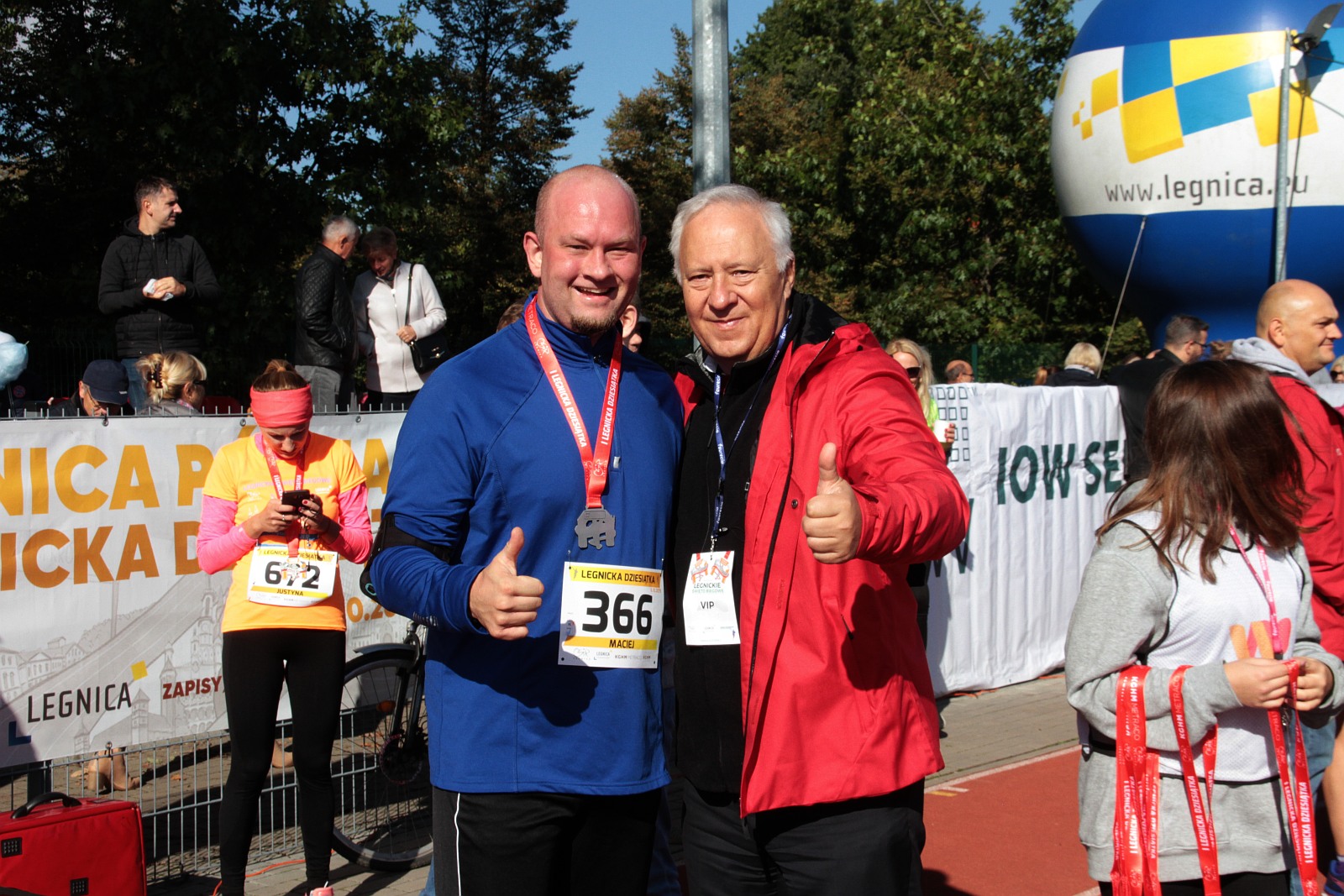 Meta  VIII Legnica Półmaratonu oraz Legnickiej Dziesiątki	