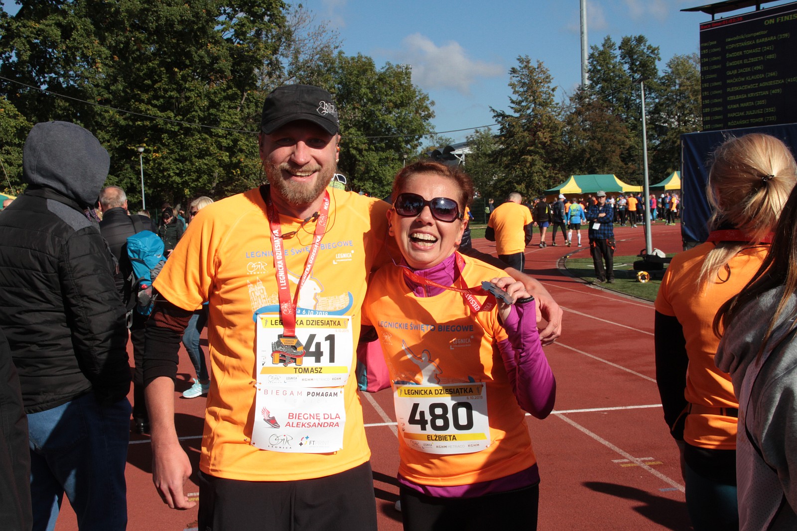 Meta  VIII Legnica Półmaratonu oraz Legnickiej Dziesiątki	
