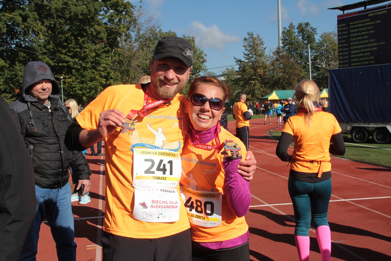 Meta  VIII Legnica Półmaratonu oraz Legnickiej Dziesiątki	