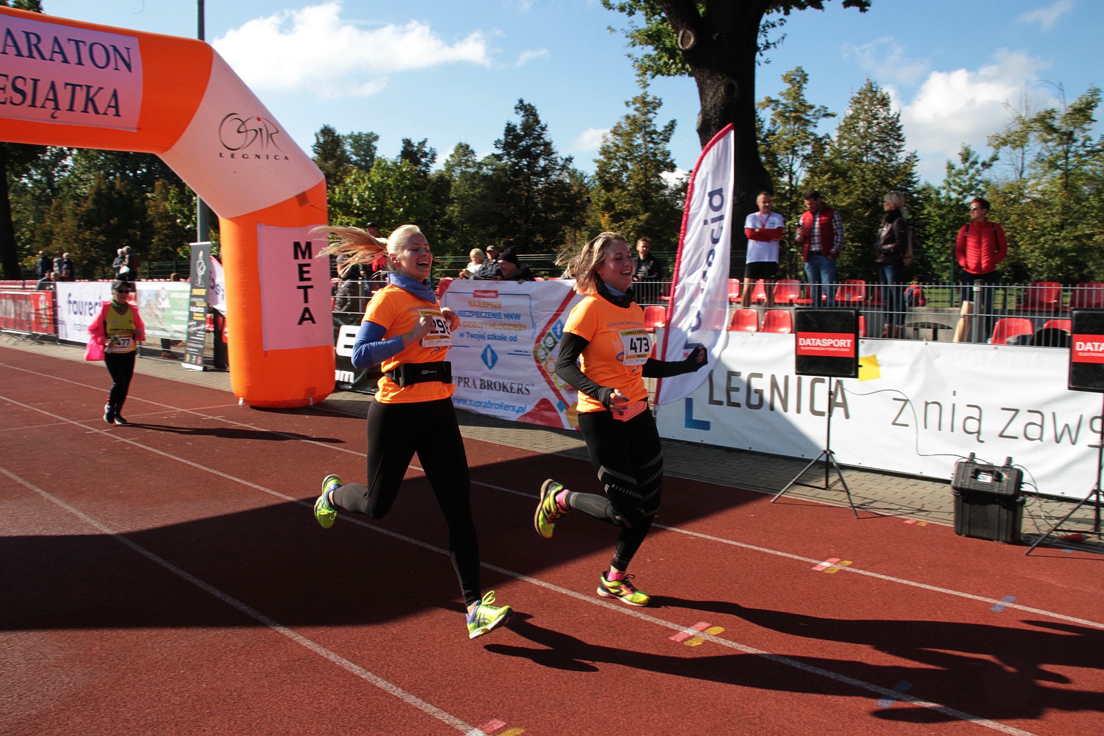 Meta  VIII Legnica Półmaratonu oraz Legnickiej Dziesiątki	