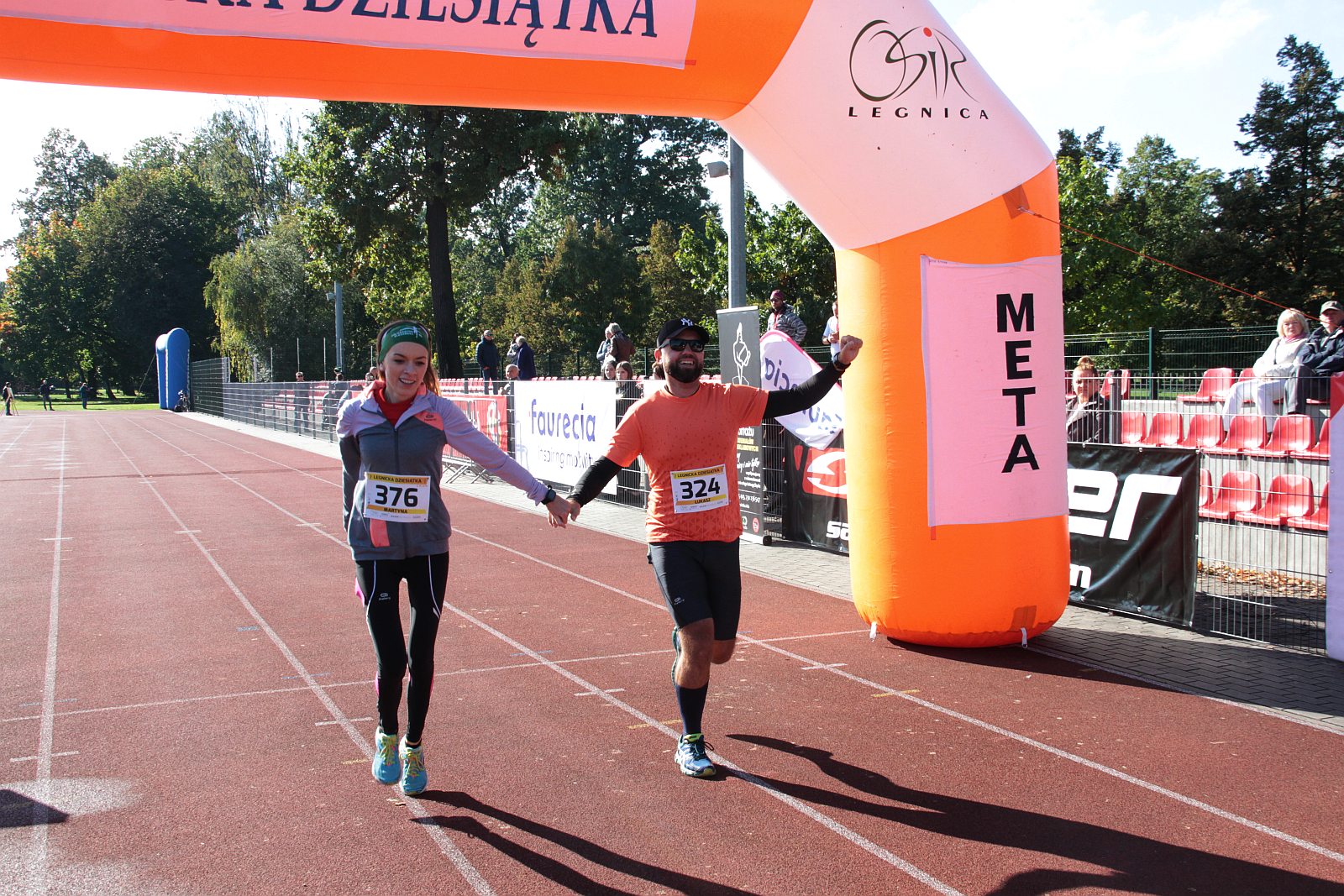 Meta  VIII Legnica Półmaratonu oraz Legnickiej Dziesiątki	