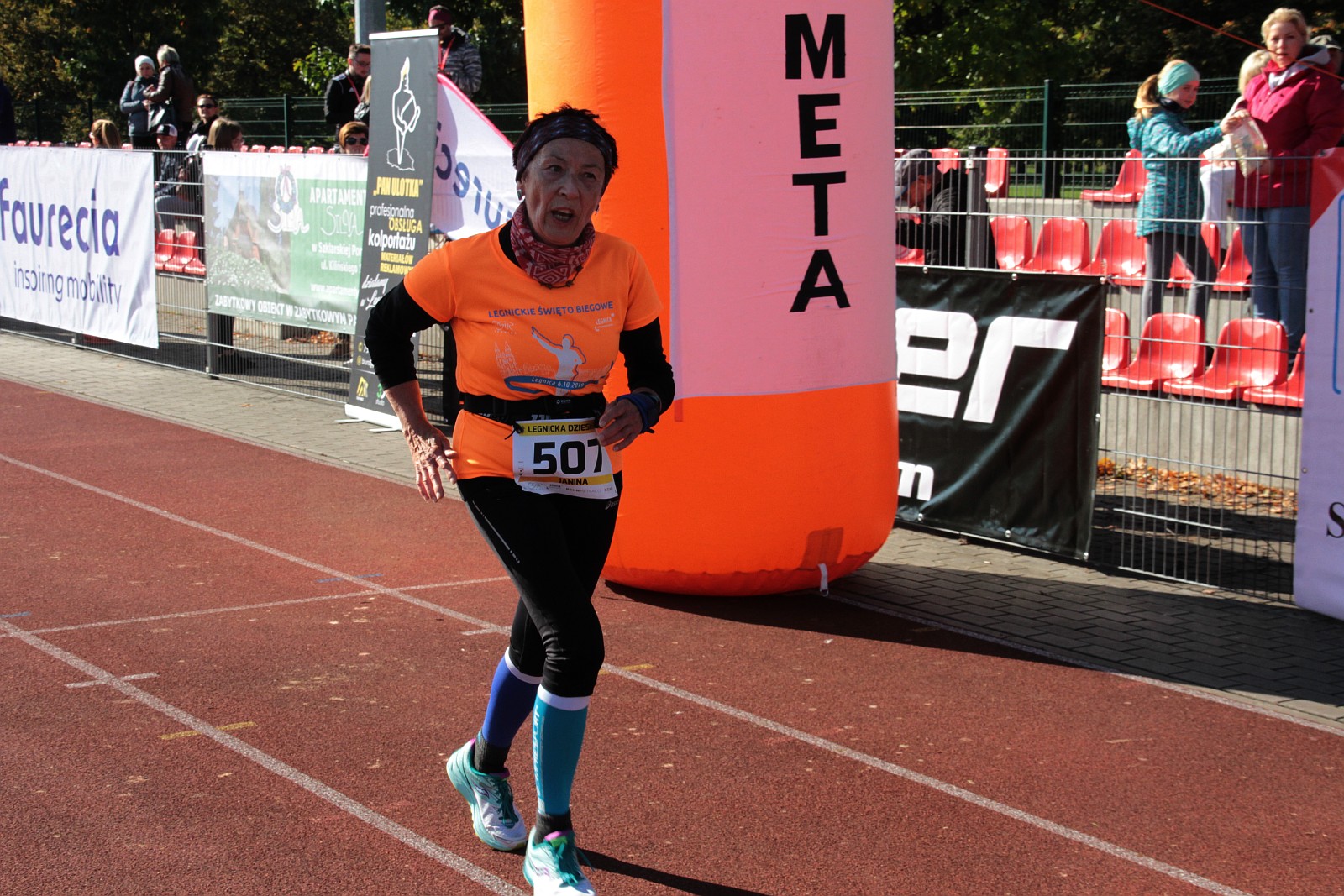 Meta  VIII Legnica Półmaratonu oraz Legnickiej Dziesiątki	