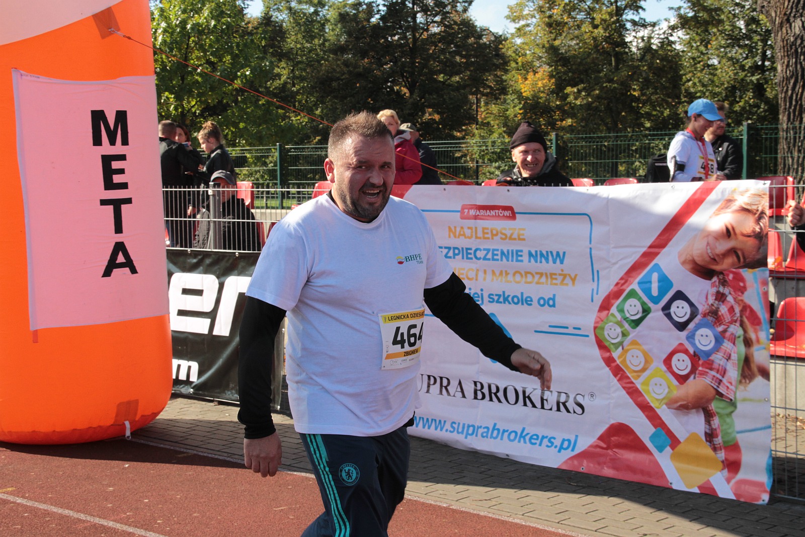 Meta  VIII Legnica Półmaratonu oraz Legnickiej Dziesiątki	