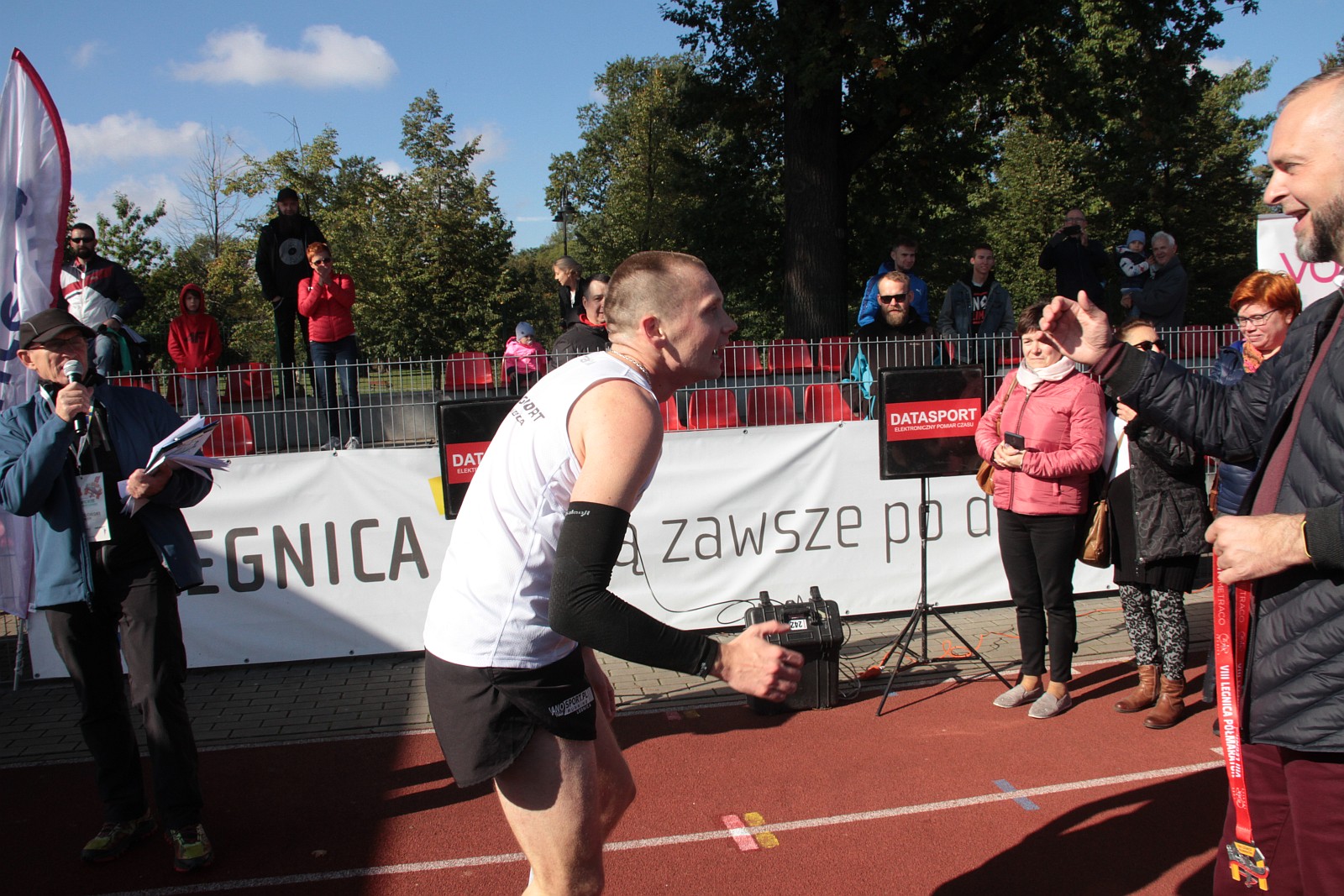 Meta  VIII Legnica Półmaratonu oraz Legnickiej Dziesiątki	