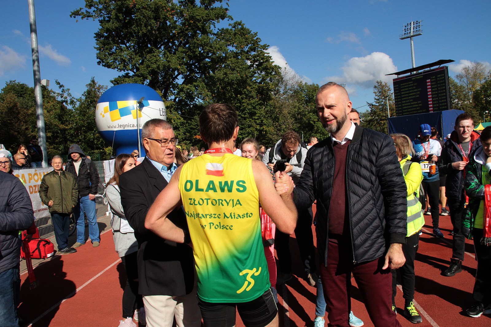 Meta  VIII Legnica Półmaratonu oraz Legnickiej Dziesiątki	