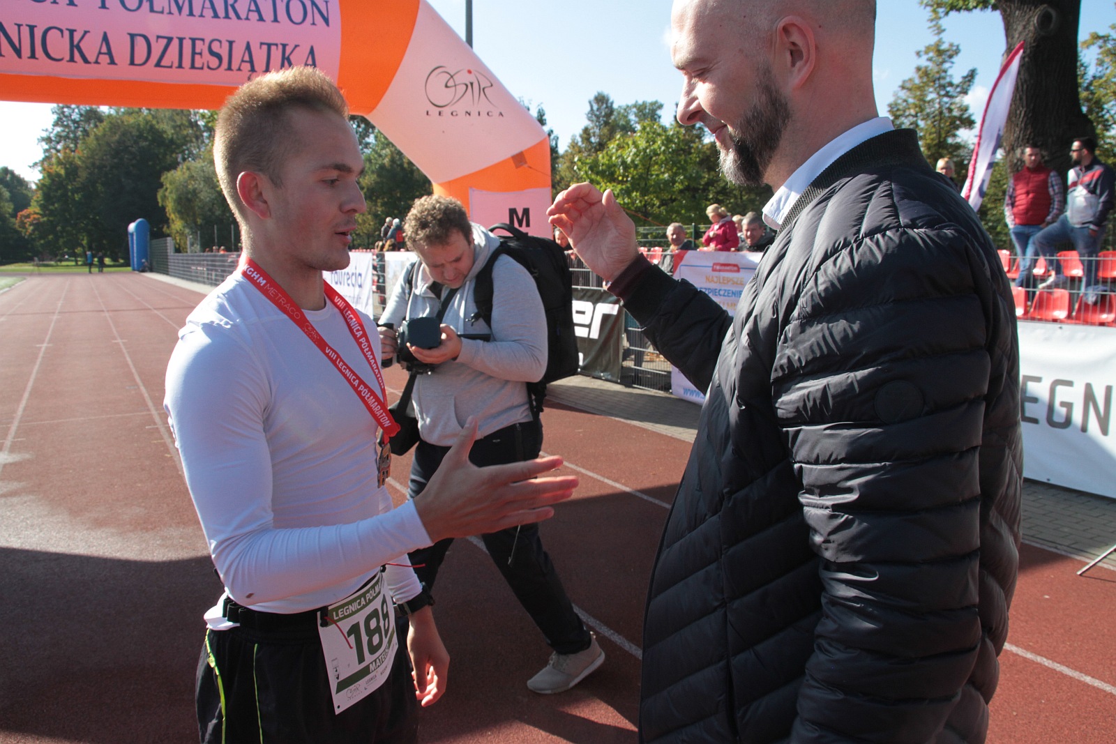 Meta  VIII Legnica Półmaratonu oraz Legnickiej Dziesiątki	
