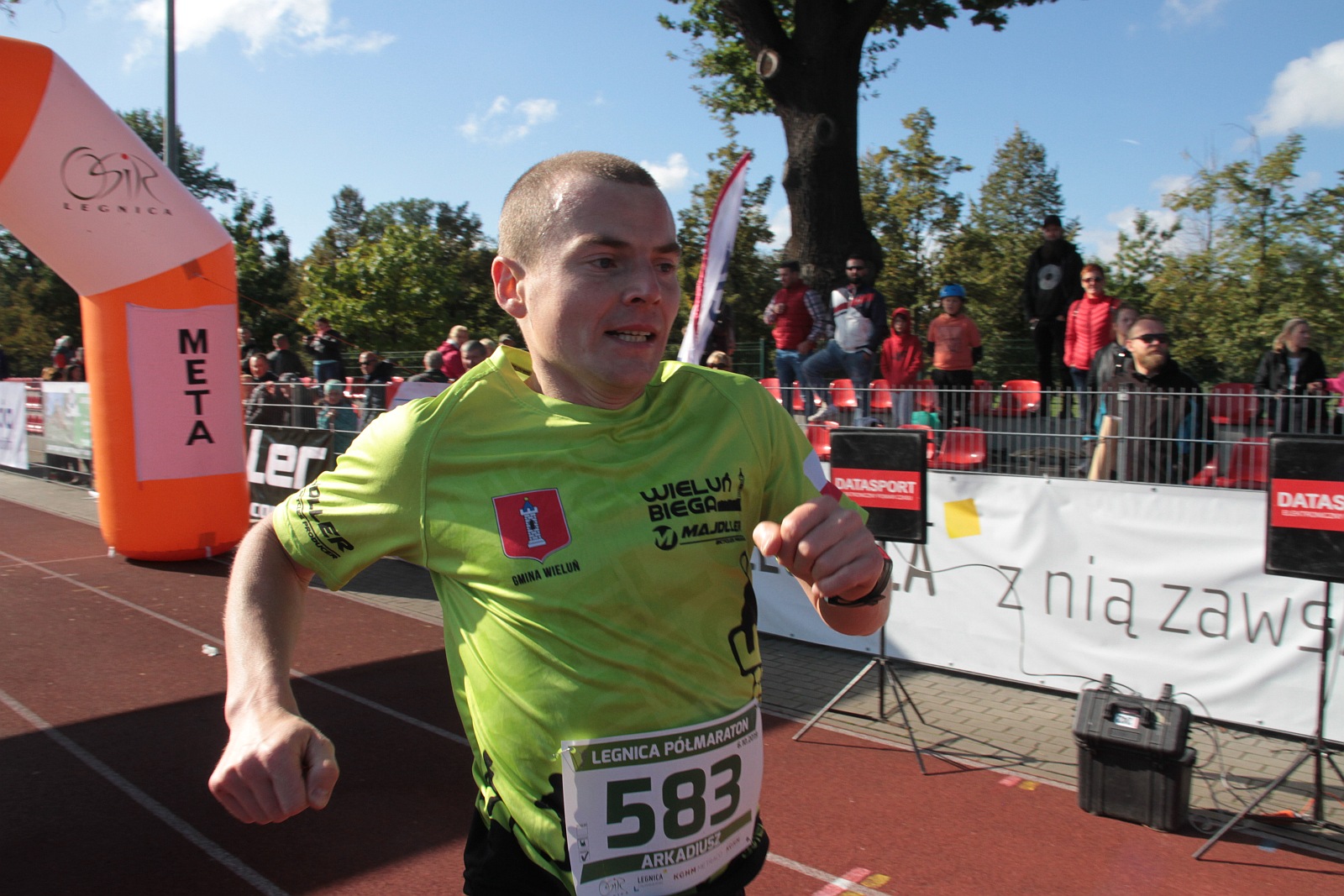 Meta  VIII Legnica Półmaratonu oraz Legnickiej Dziesiątki	
