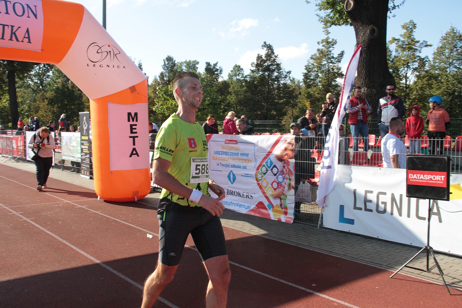 Meta  VIII Legnica Półmaratonu oraz Legnickiej Dziesiątki	