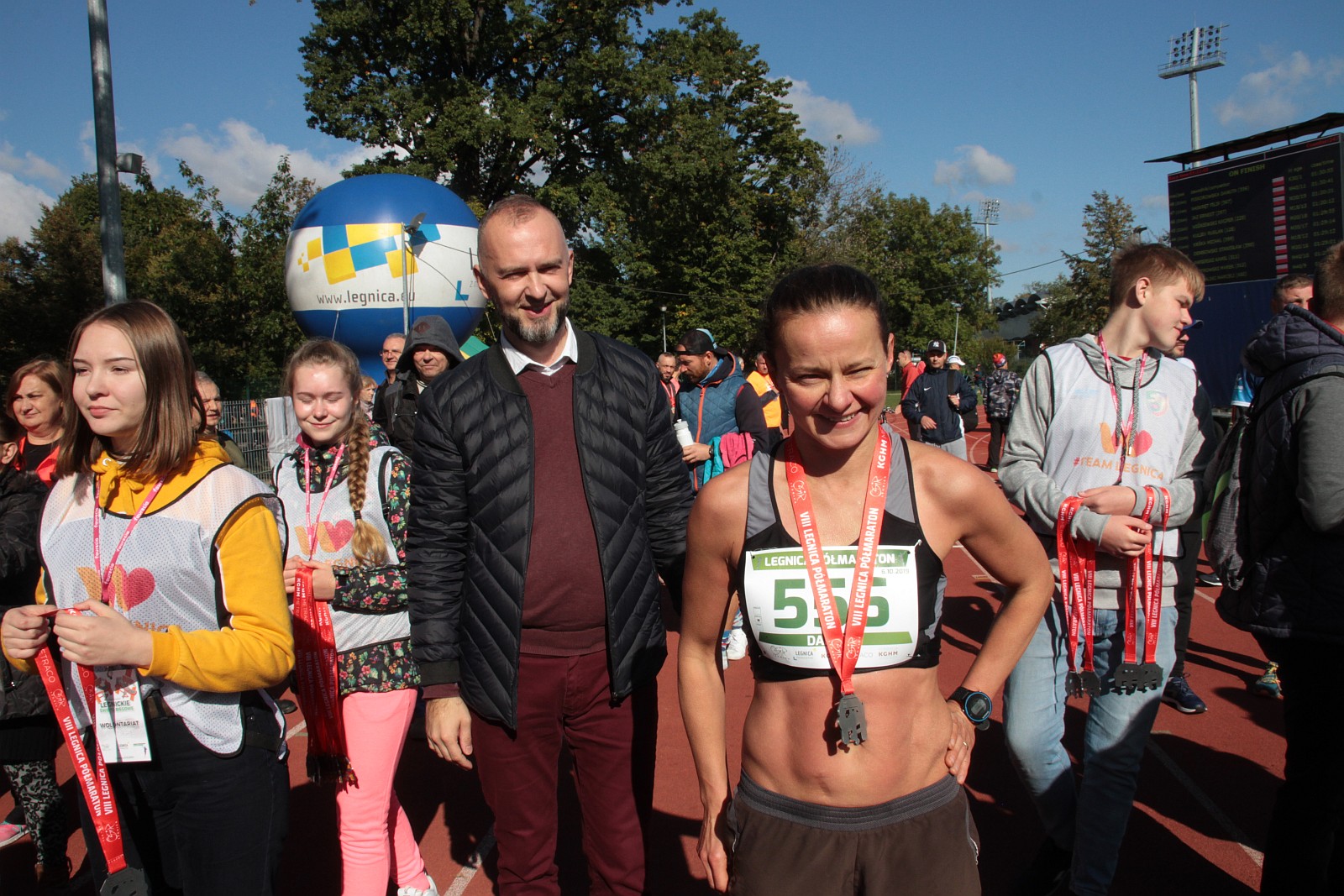 Meta  VIII Legnica Półmaratonu oraz Legnickiej Dziesiątki	