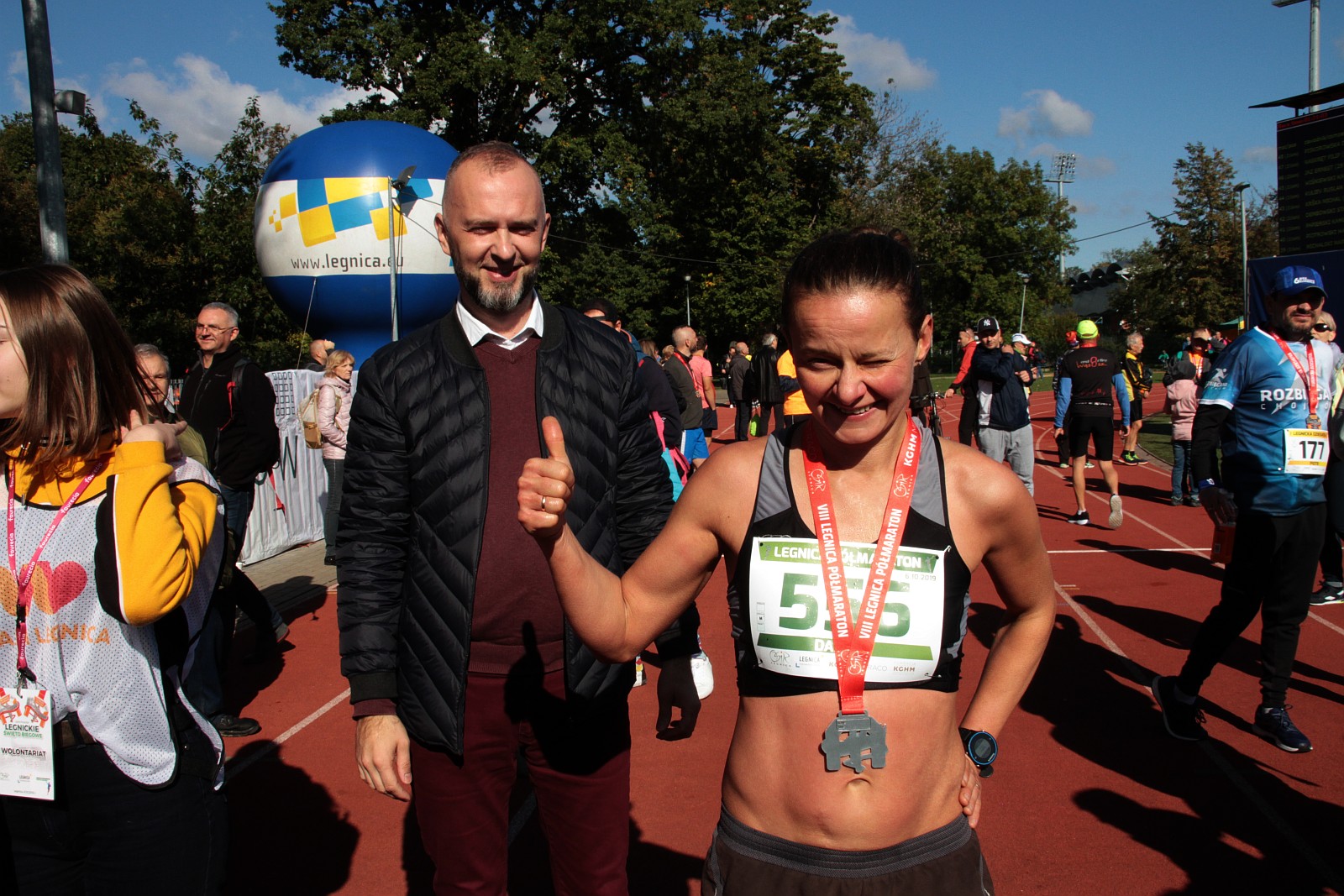 Meta  VIII Legnica Półmaratonu oraz Legnickiej Dziesiątki	