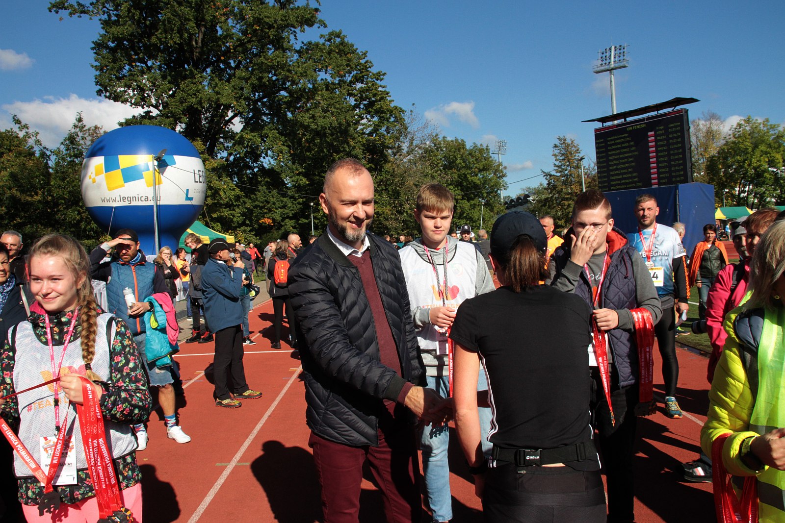 Meta  VIII Legnica Półmaratonu oraz Legnickiej Dziesiątki	