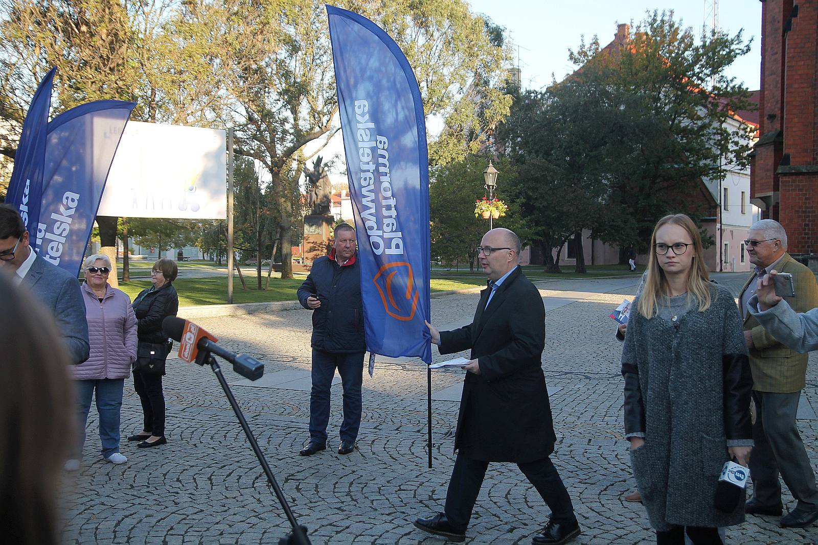 Grzegorz Schetyna i Grzegorz Napieralski w Legnicy