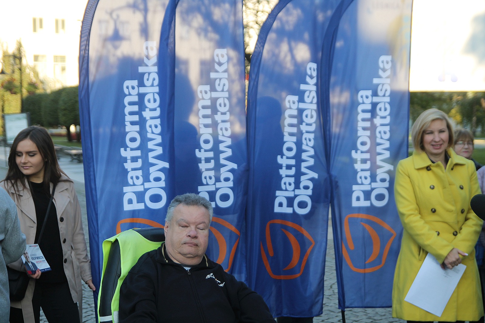 Grzegorz Schetyna i Grzegorz Napieralski w Legnicy