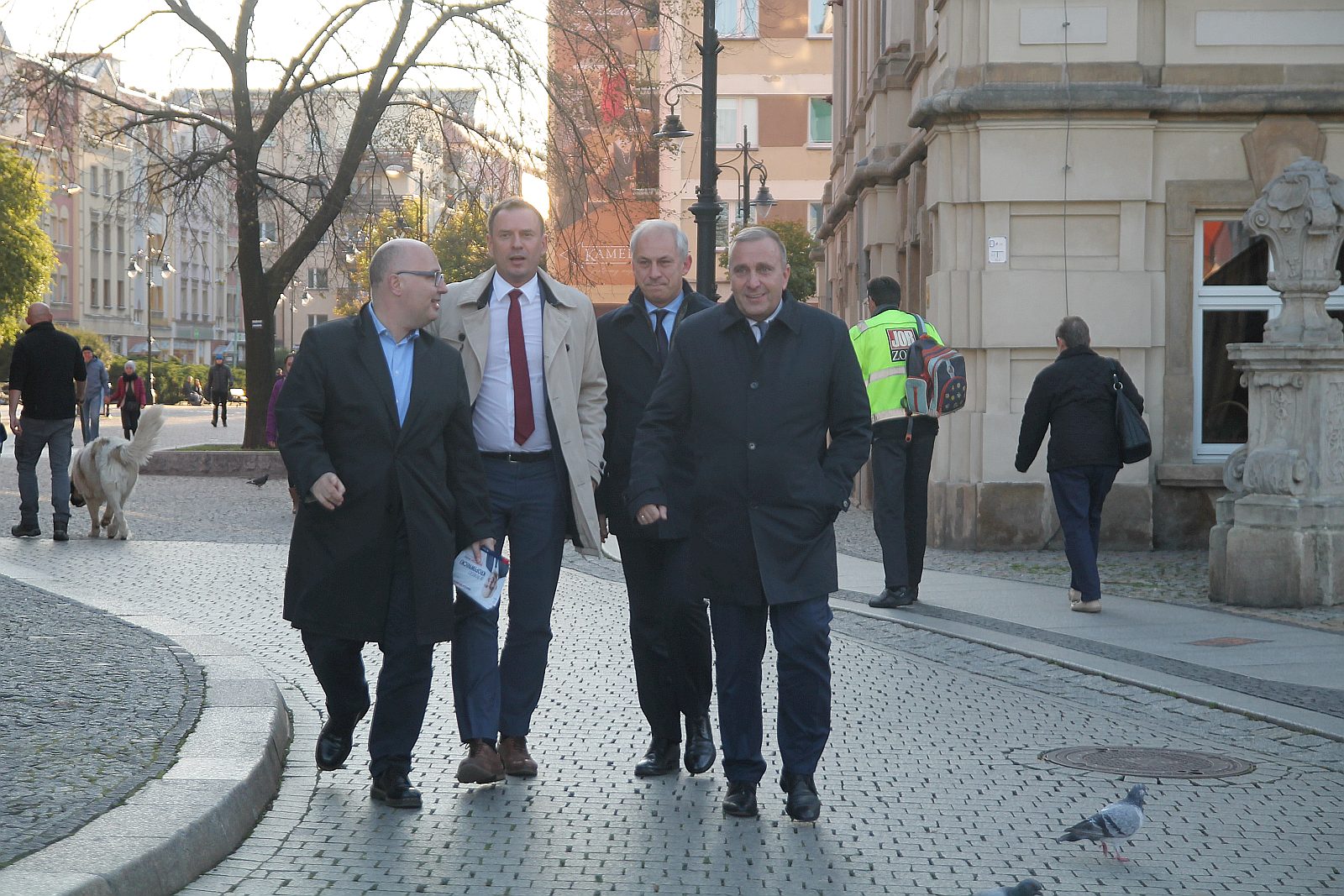 Grzegorz Schetyna i Grzegorz Napieralski w Legnicy