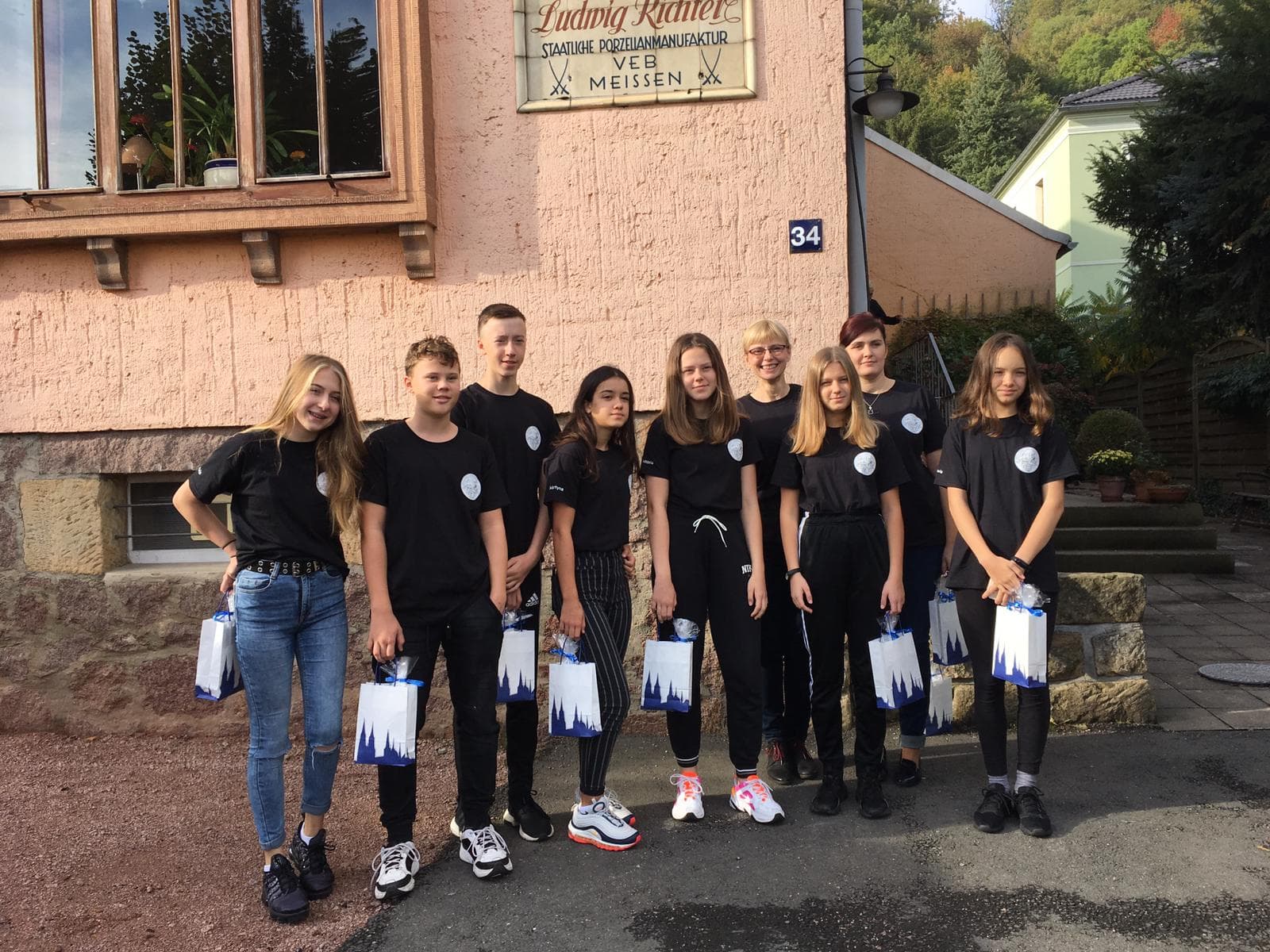 Uczniowie z „Szesnastki” z wizytą u kolegów w Miśni