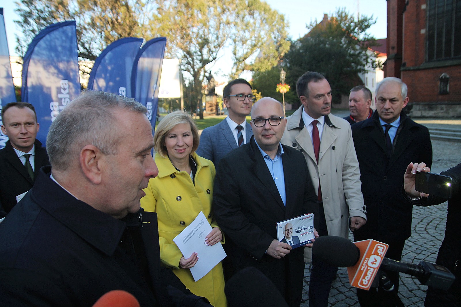 Grzegorz Schetyna i Grzegorz Napieralski w Legnicy