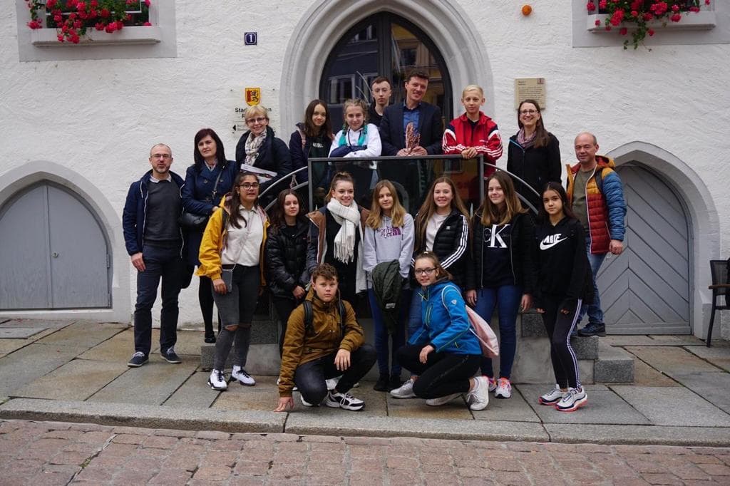 Uczniowie z „Szesnastki” z wizytą u kolegów w Miśni