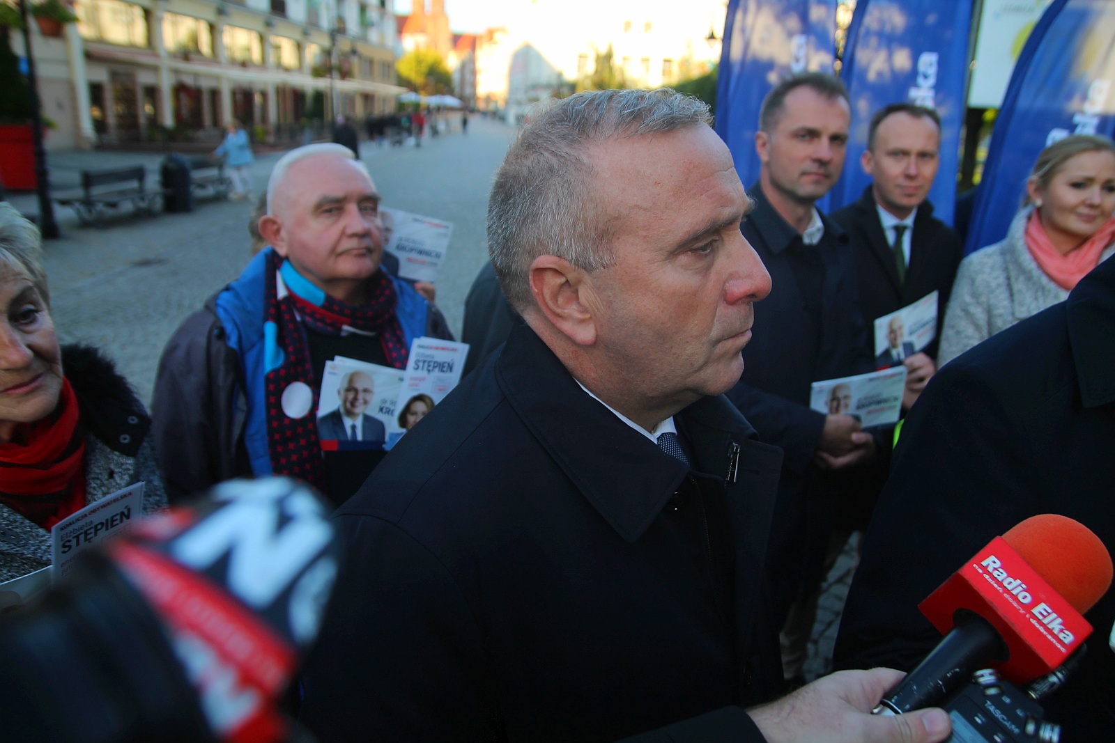 Grzegorz Schetyna i Grzegorz Napieralski w Legnicy