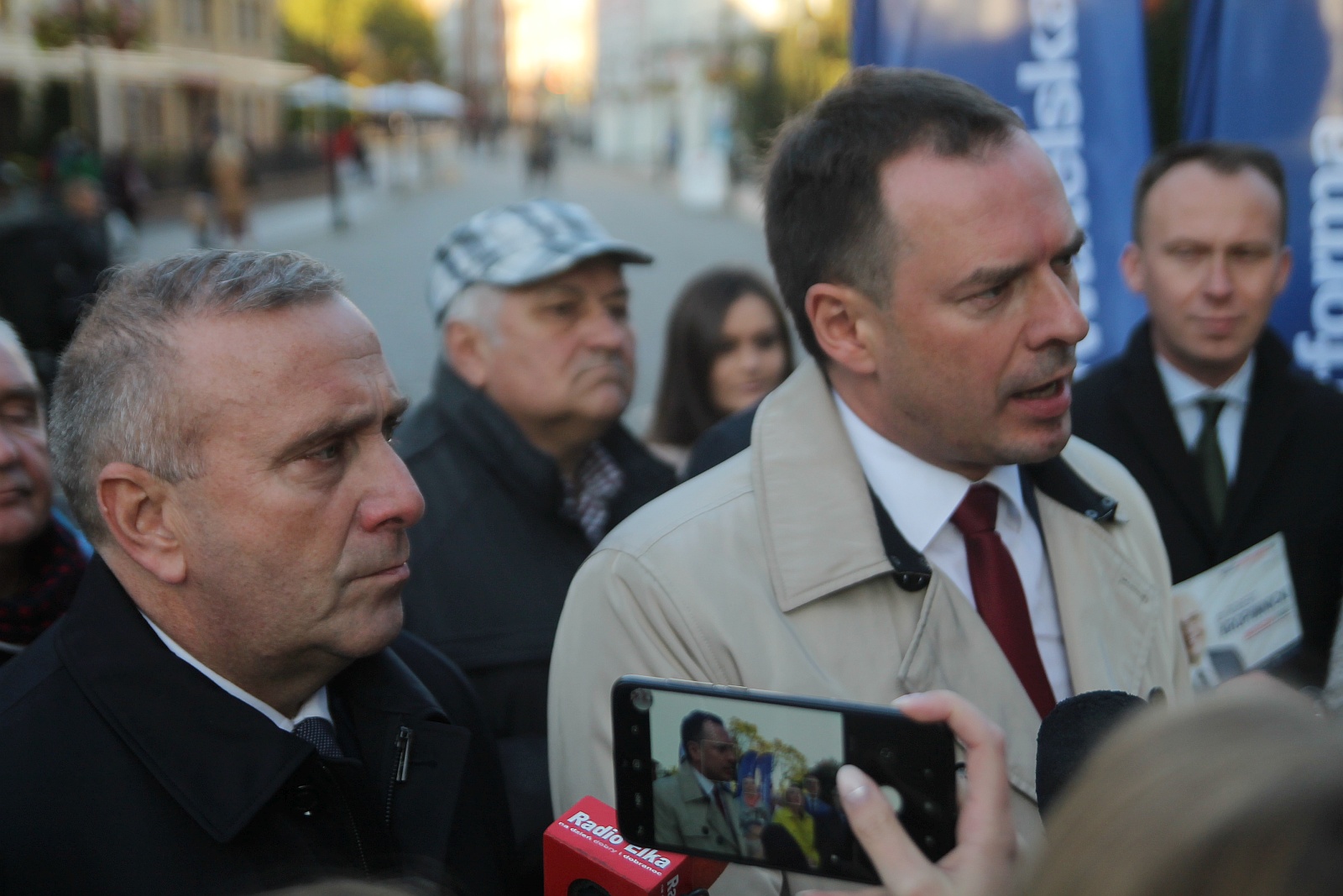 Grzegorz Schetyna i Grzegorz Napieralski w Legnicy