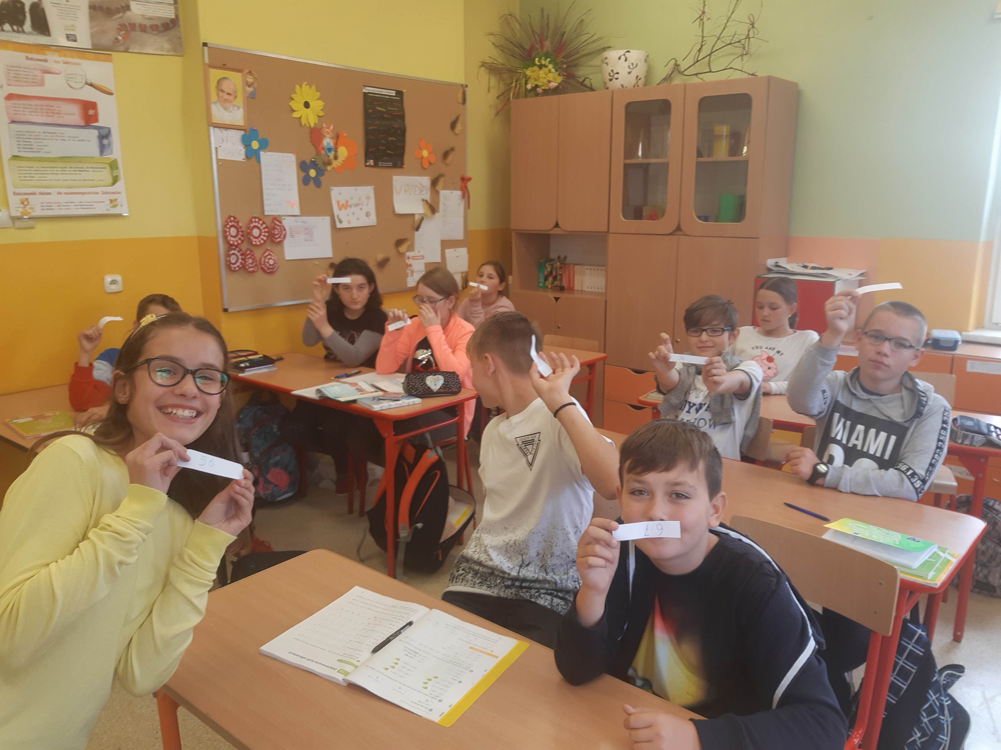 Matematyczne zabawy i potyczki uczniów z SP w Kunicach