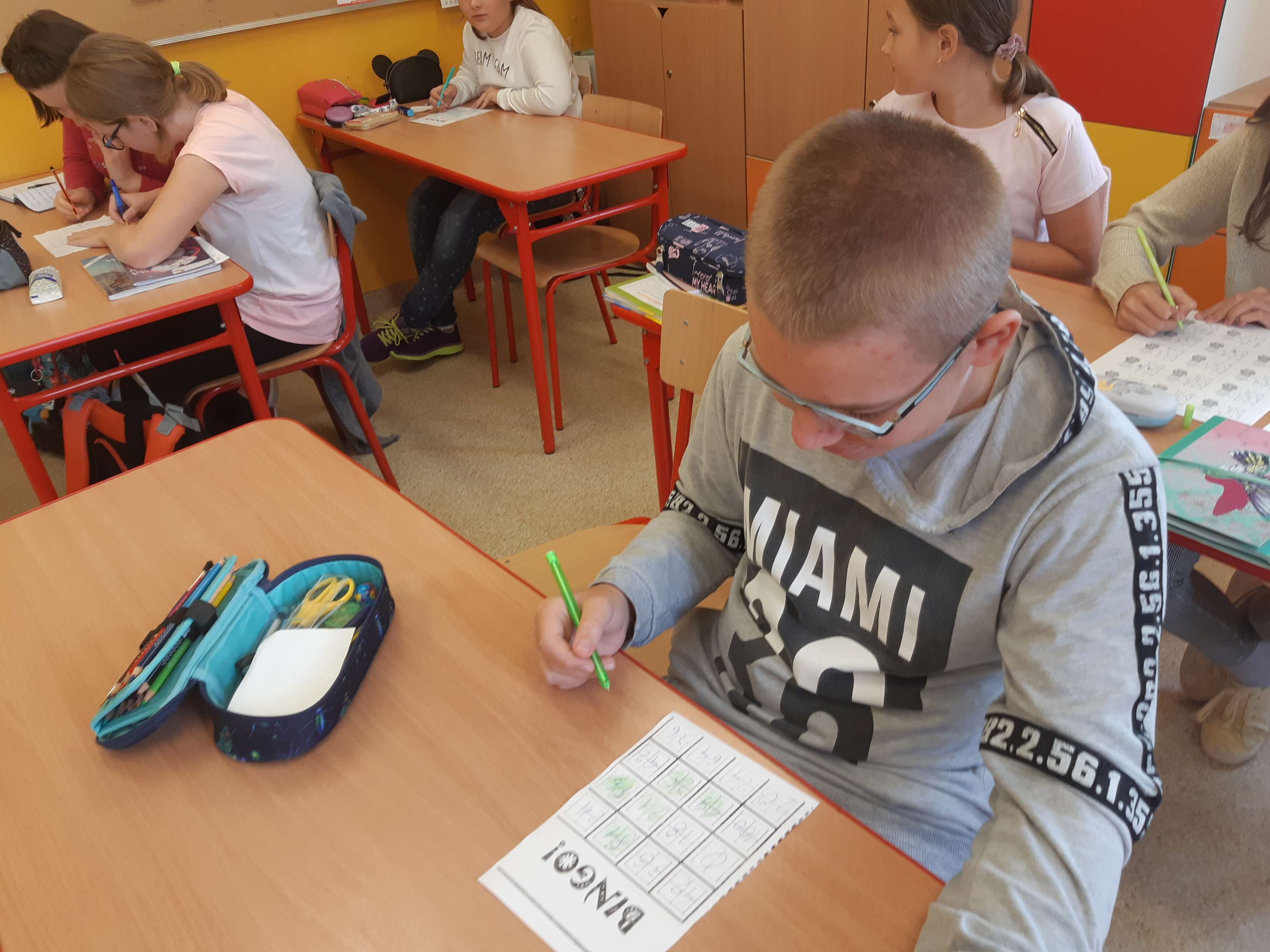 Matematyczne zabawy i potyczki uczniów z SP w Kunicach