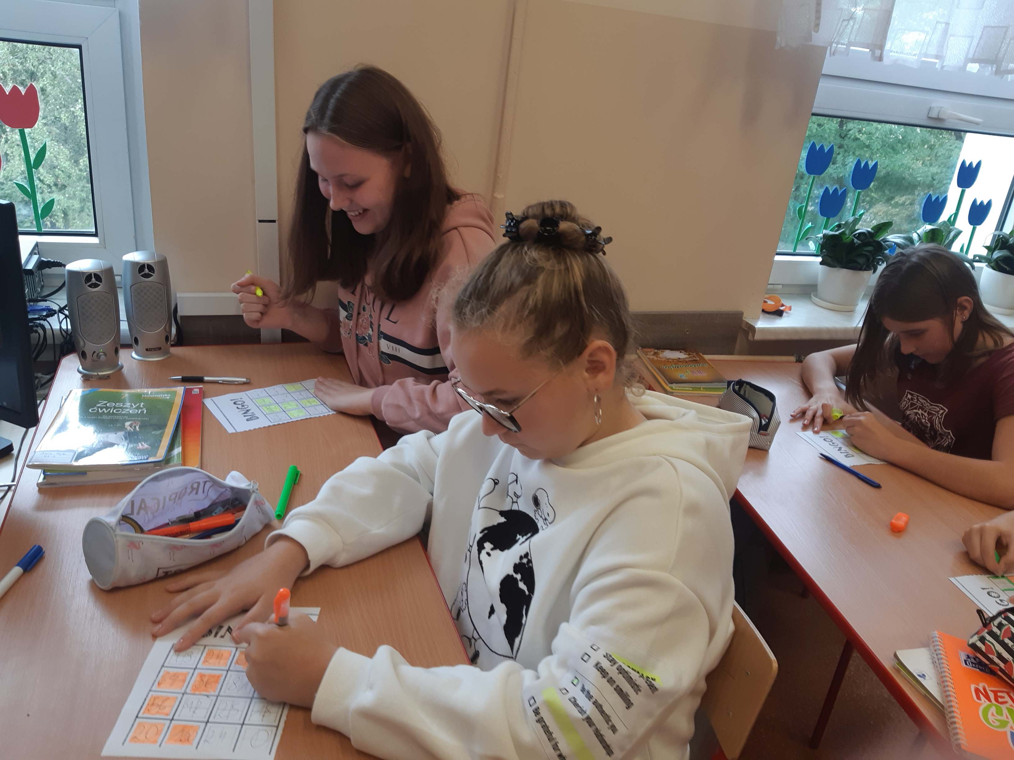 Matematyczne zabawy i potyczki uczniów z SP w Kunicach