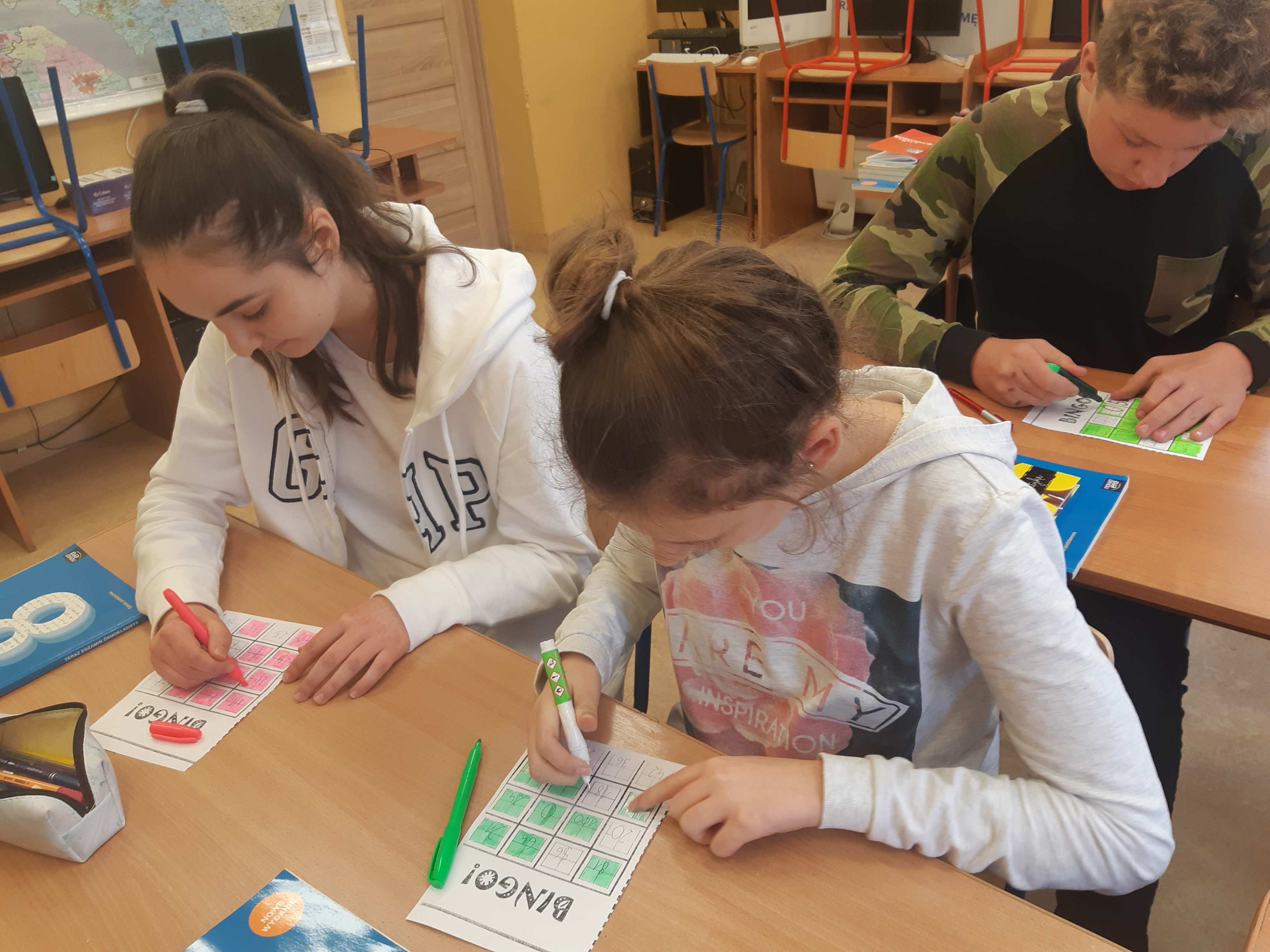 Matematyczne zabawy i potyczki uczniów z SP w Kunicach