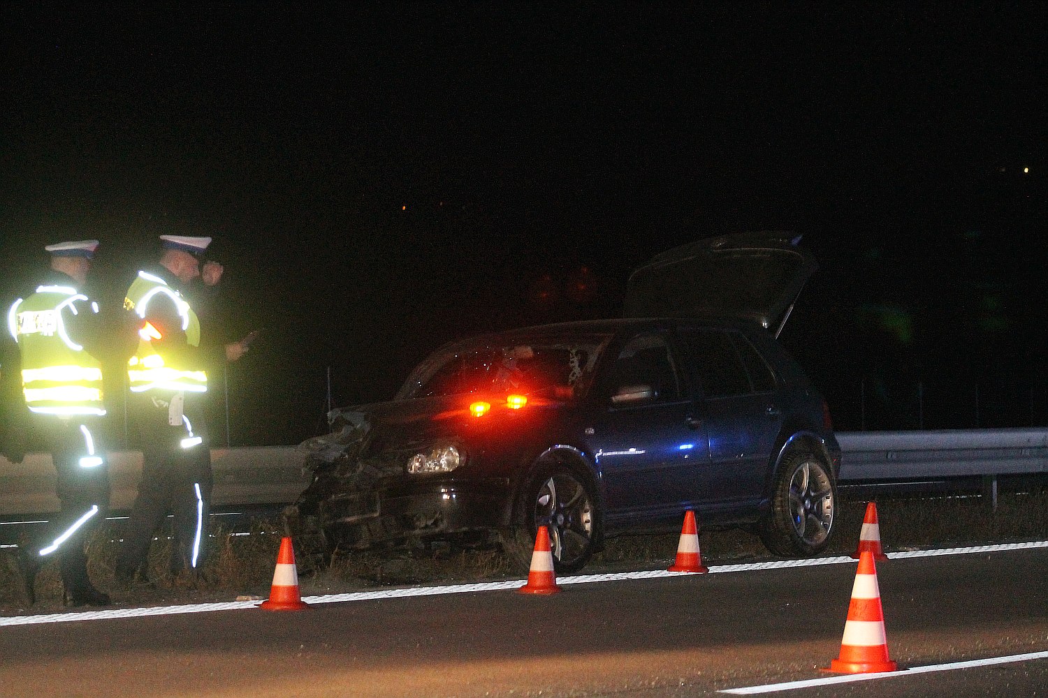 Dwie osoby ranne w wypadku do którego doszło na A4