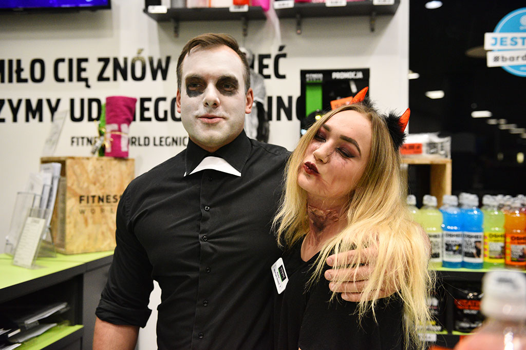 Upiorny Halloween w Fitness World w Galerii Ferio