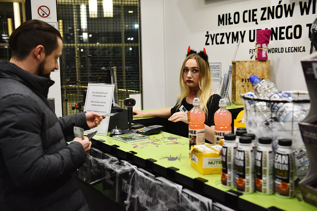 Upiorny Halloween w Fitness World w Galerii Ferio