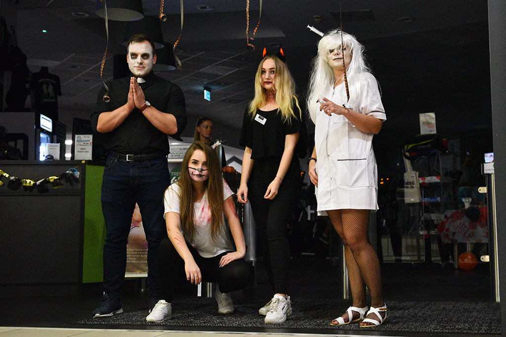 Upiorny Halloween w Fitness World w Galerii Ferio
