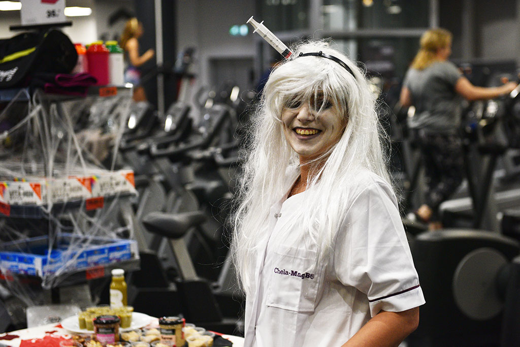 Upiorny Halloween w Fitness World w Galerii Ferio