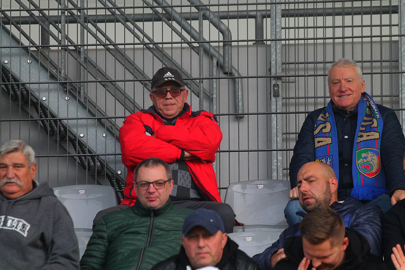 Kibice podczas meczu Miedzi Legnica z Radomiakiem Radom
