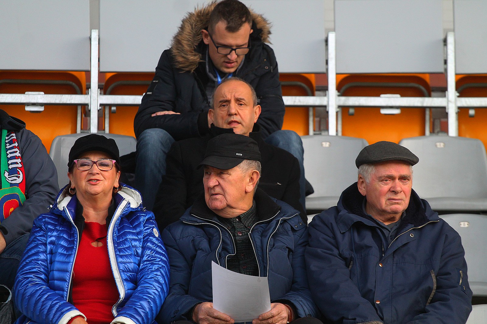 Kibice podczas meczu Miedzi Legnica z Radomiakiem Radom