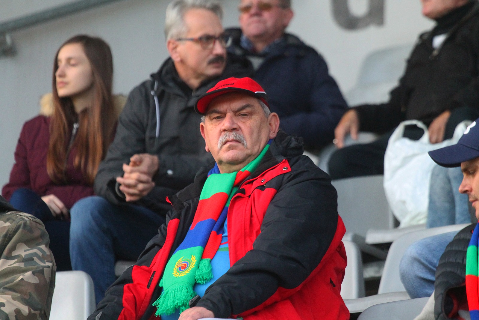 Kibice podczas meczu Miedzi Legnica z Radomiakiem Radom