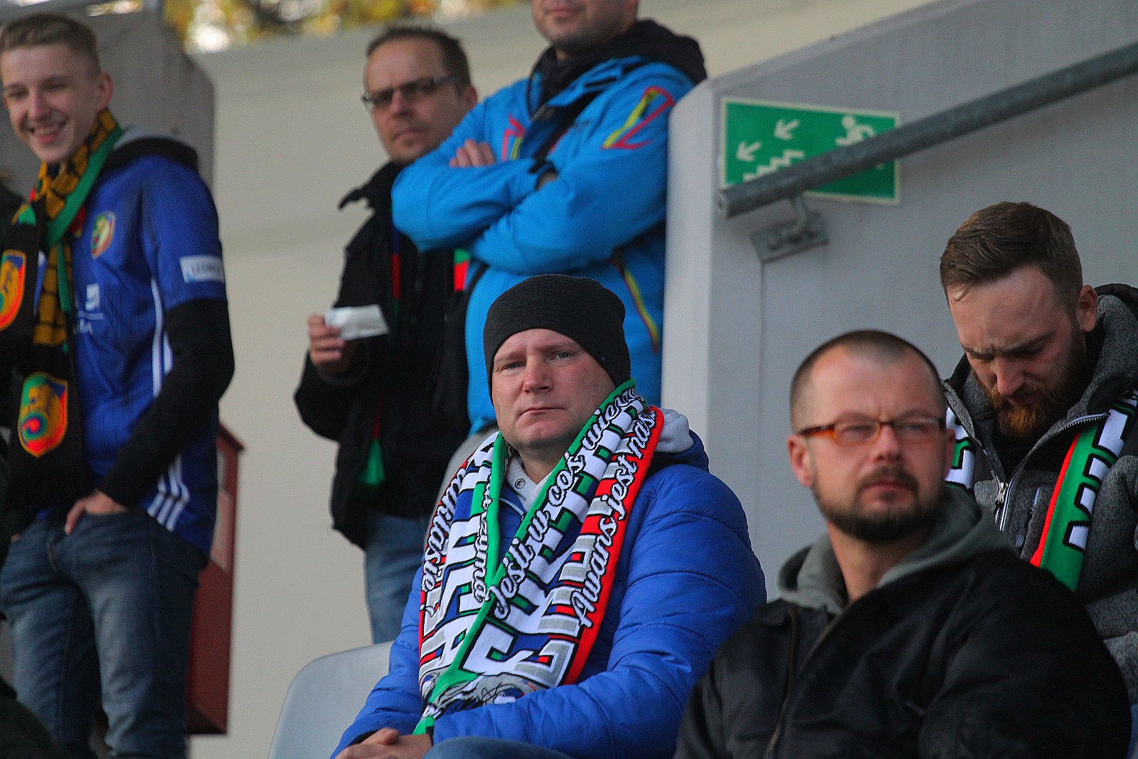 Kibice podczas meczu Miedzi Legnica z Radomiakiem Radom