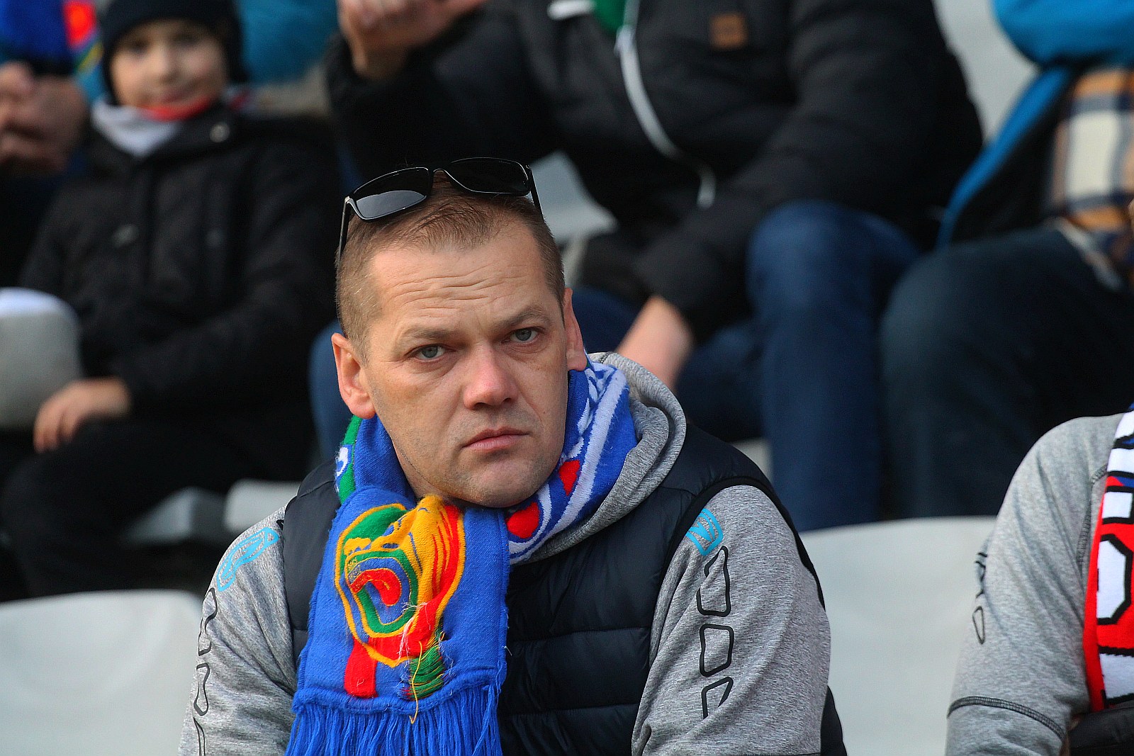 Kibice podczas meczu Miedzi Legnica z Radomiakiem Radom
