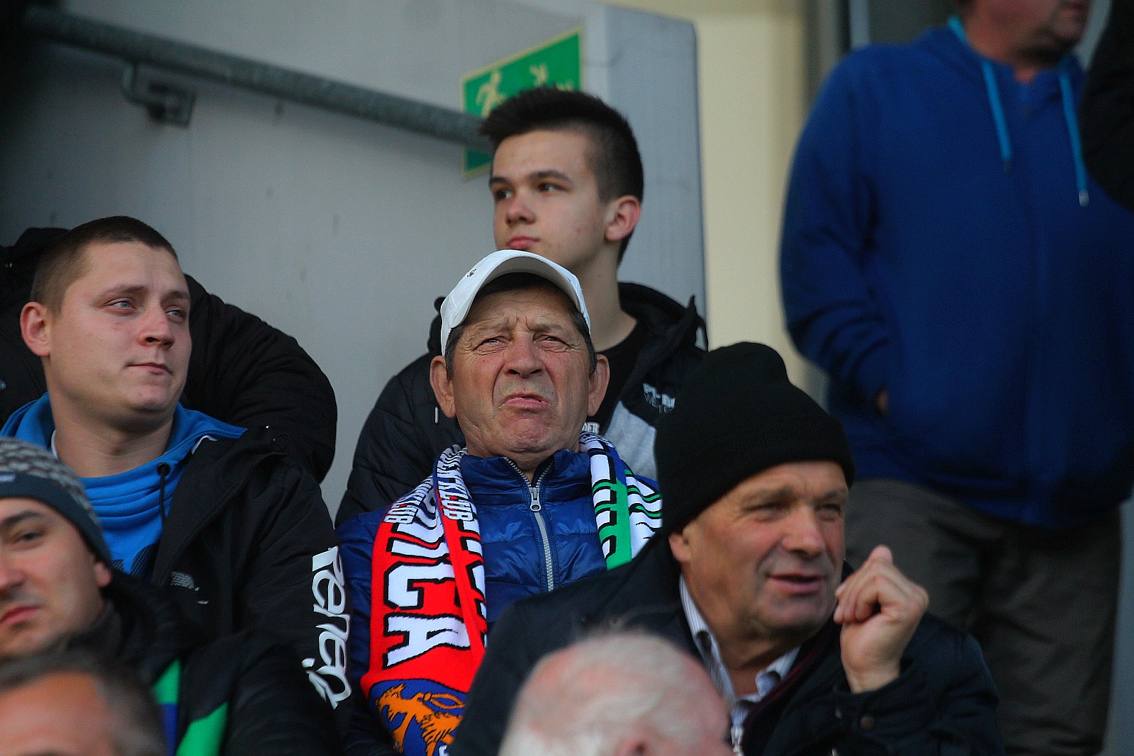 Kibice podczas meczu Miedzi Legnica z Radomiakiem Radom