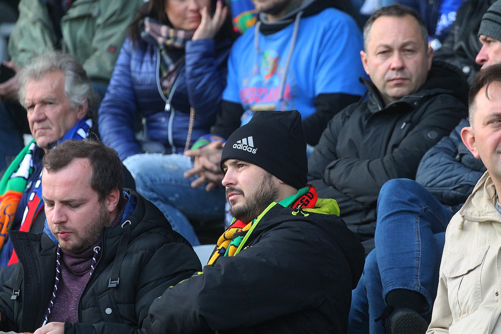 Kibice podczas meczu Miedzi Legnica z Radomiakiem Radom
