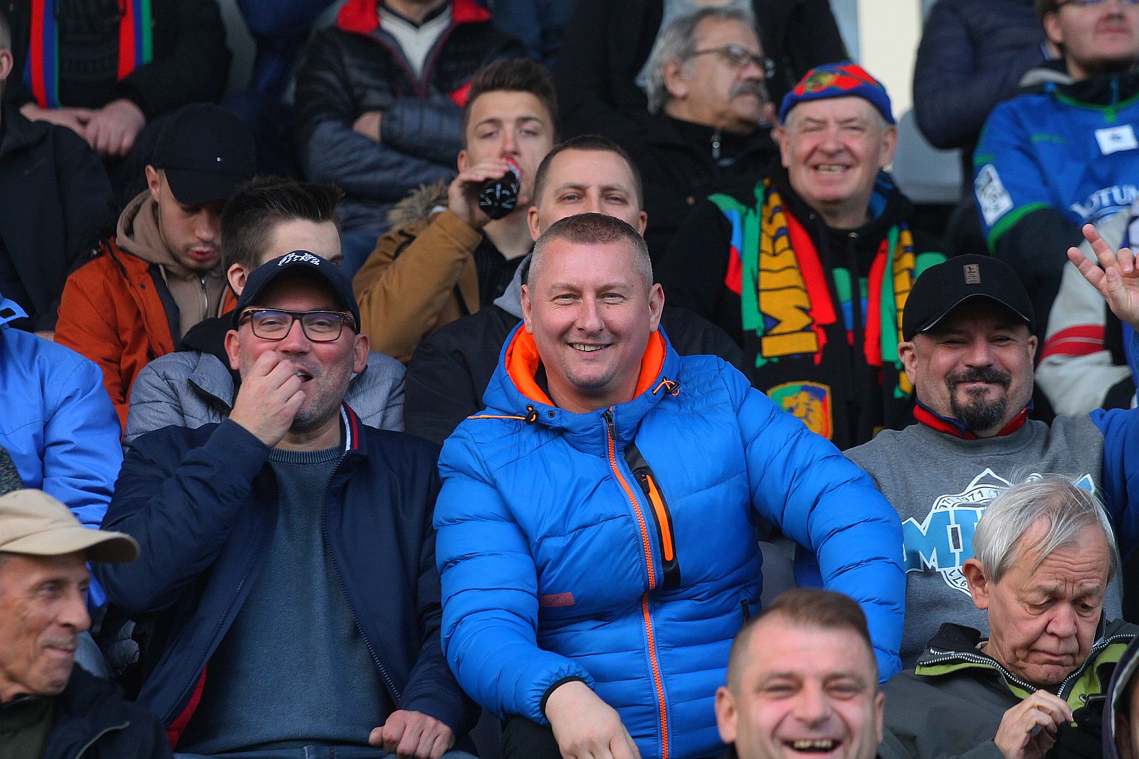 Kibice podczas meczu Miedzi Legnica z Radomiakiem Radom