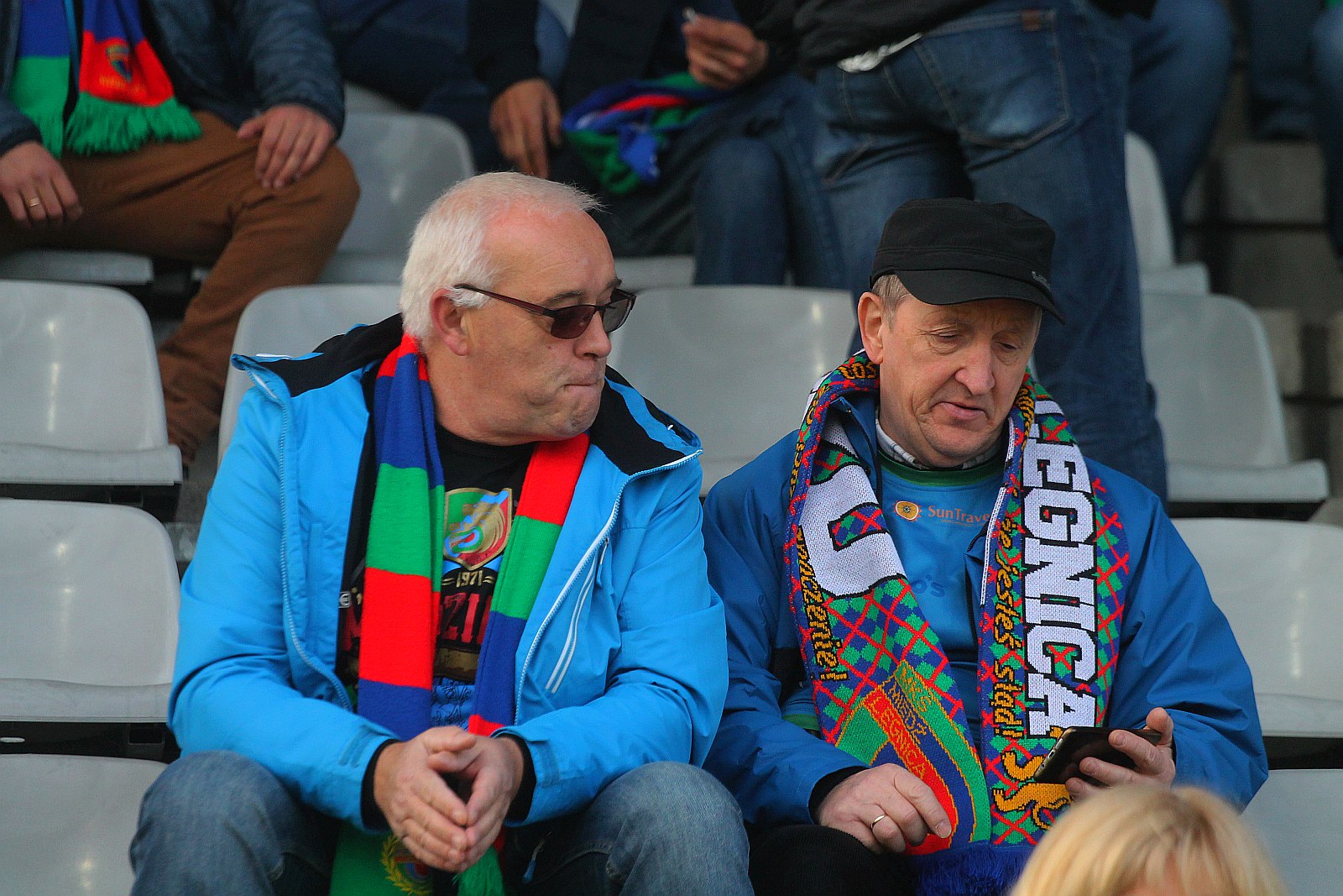 Kibice podczas meczu Miedzi Legnica z Radomiakiem Radom